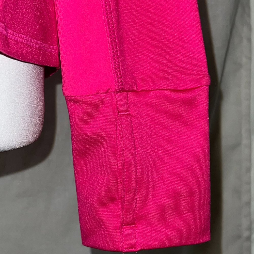Athleta Womens Turtleneck XXS Pink Plush Tech 3.0 Mock Neck 1/2 Zip Pullover - Picture 3 of 16